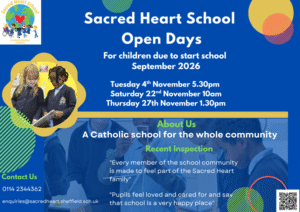 Sacred Heart Open Day Flyer